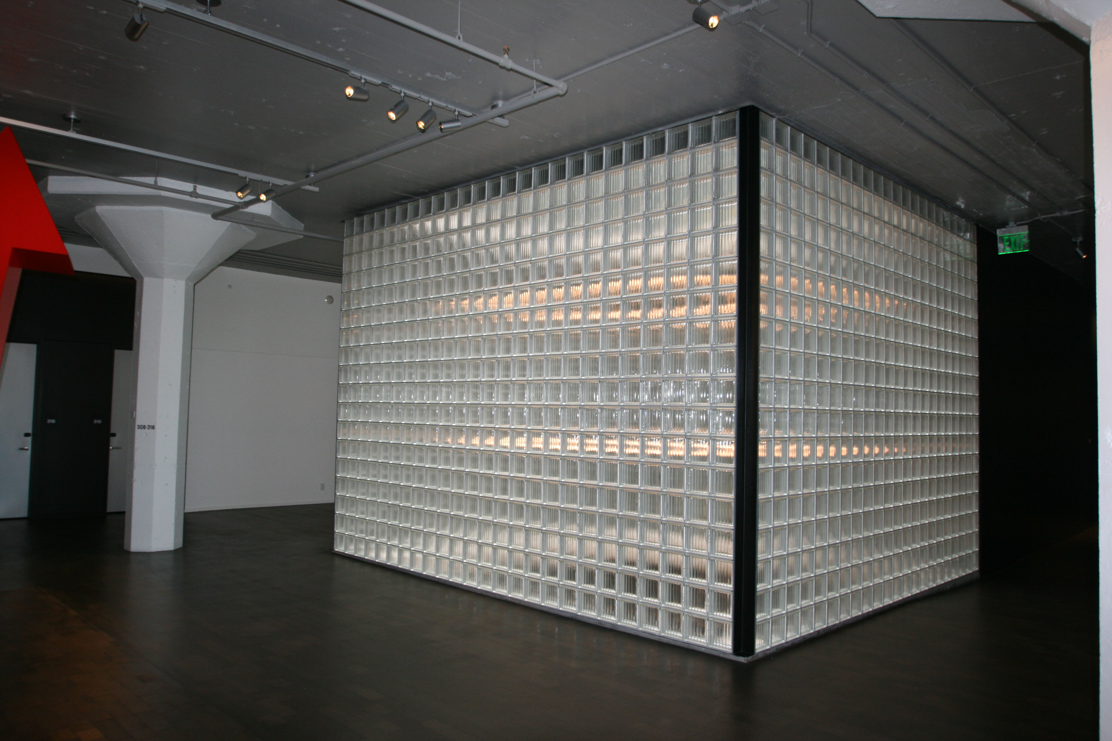 Hotel Glass Installation at 21c Museum Hotel In Oklahoma City